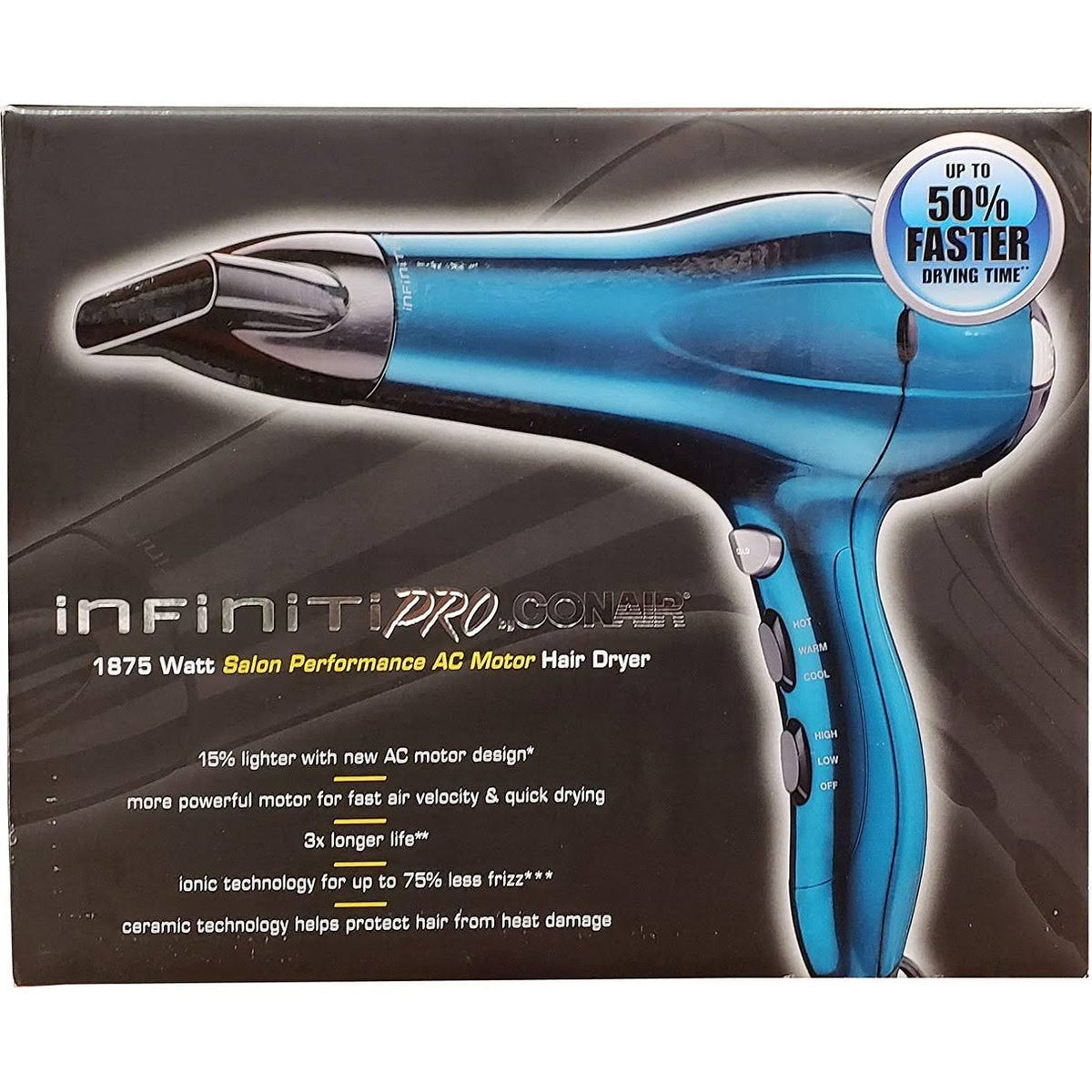 Blue 1875 Watt Hair Dryer C174