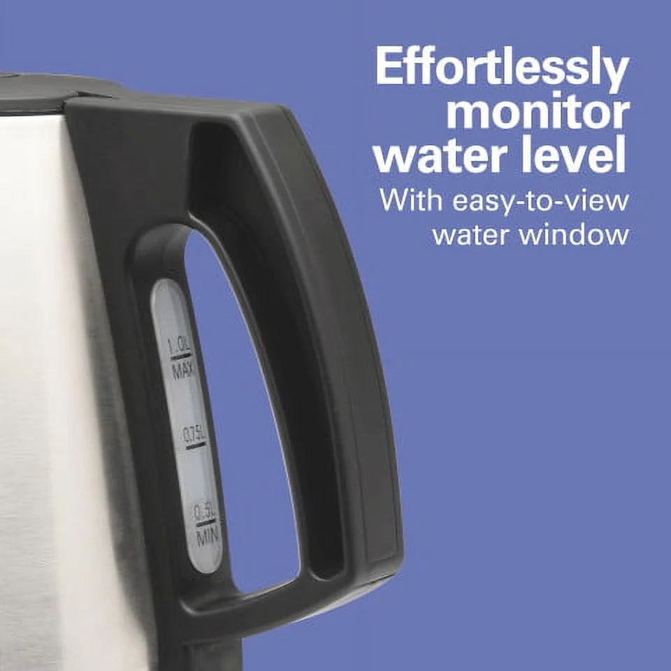 1 Liter Stainless Steel Electric Kettle P320