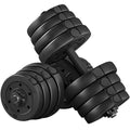 66 Lb. Adjustable Dumbbell Set Black Y506186