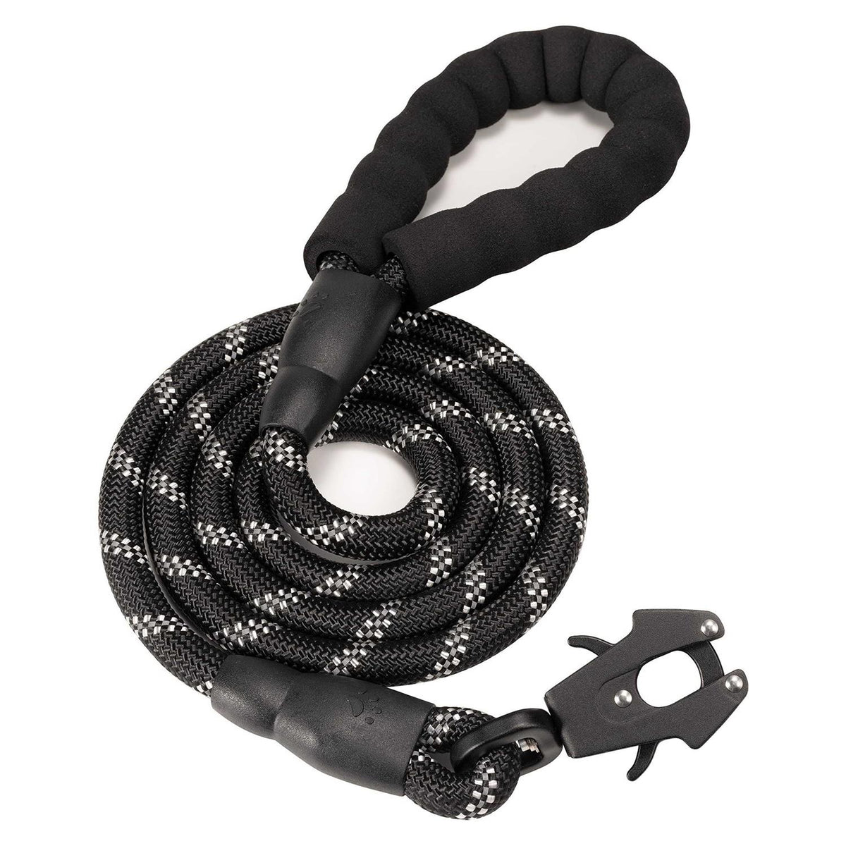 Heavy Duty Reflective Nylon Dog Leash with Locking Clip T56812