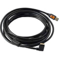 15' USB 3.0 A Male to Micro-USB Right-Angle Cable Black R9091