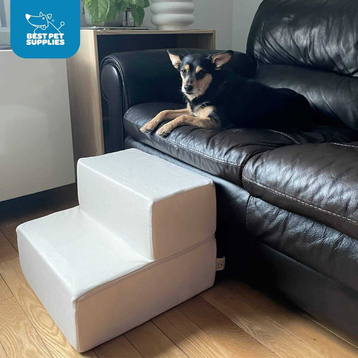 Foldable Pet Steps/Stairs with CertiPUR-US Certified Foam Q44650