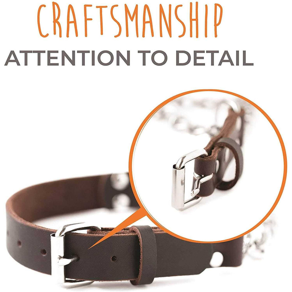 Leather Martingale Collar B98045