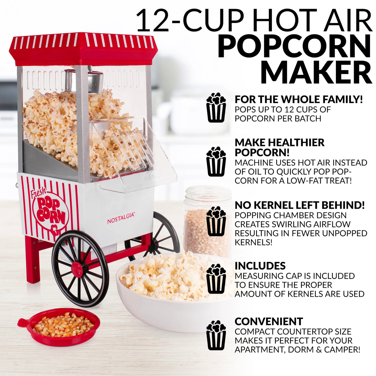 Hot Air Popcorn Maker D644263