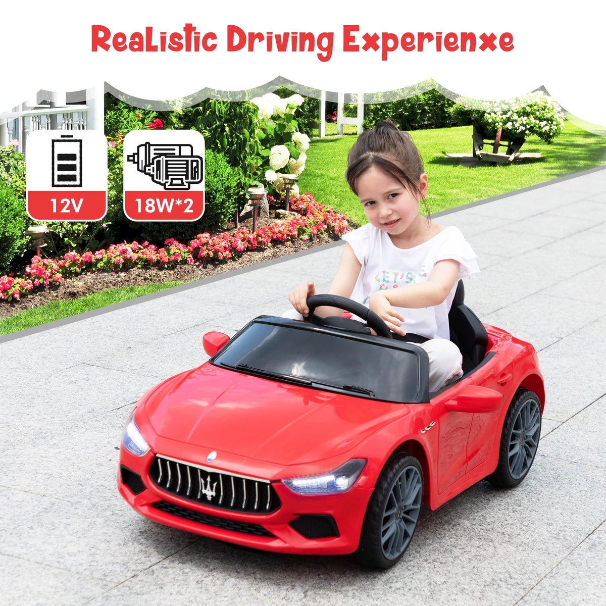 12V Battery Powered Kids Ride on Car with Remote Control E82635