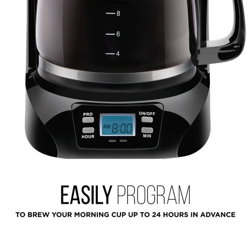 12-Cup Programmable Stainless Steel Coffee Maker Q45435