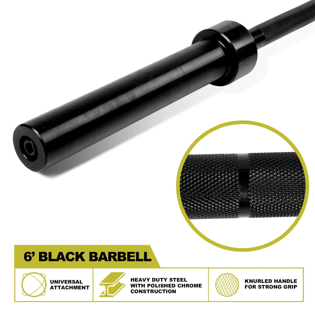 2-Inch Olympic Barbell Weight Bar 7ft 700-Pound Capacity O5241