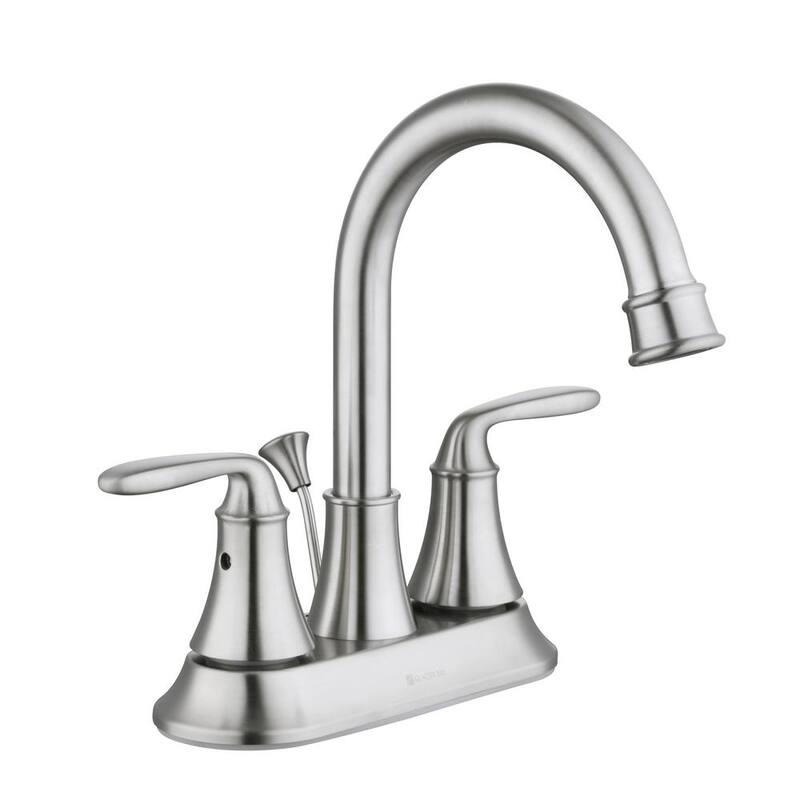 2-Handle High-Arc Bathroom Faucet in Brushed Nickel Z721751