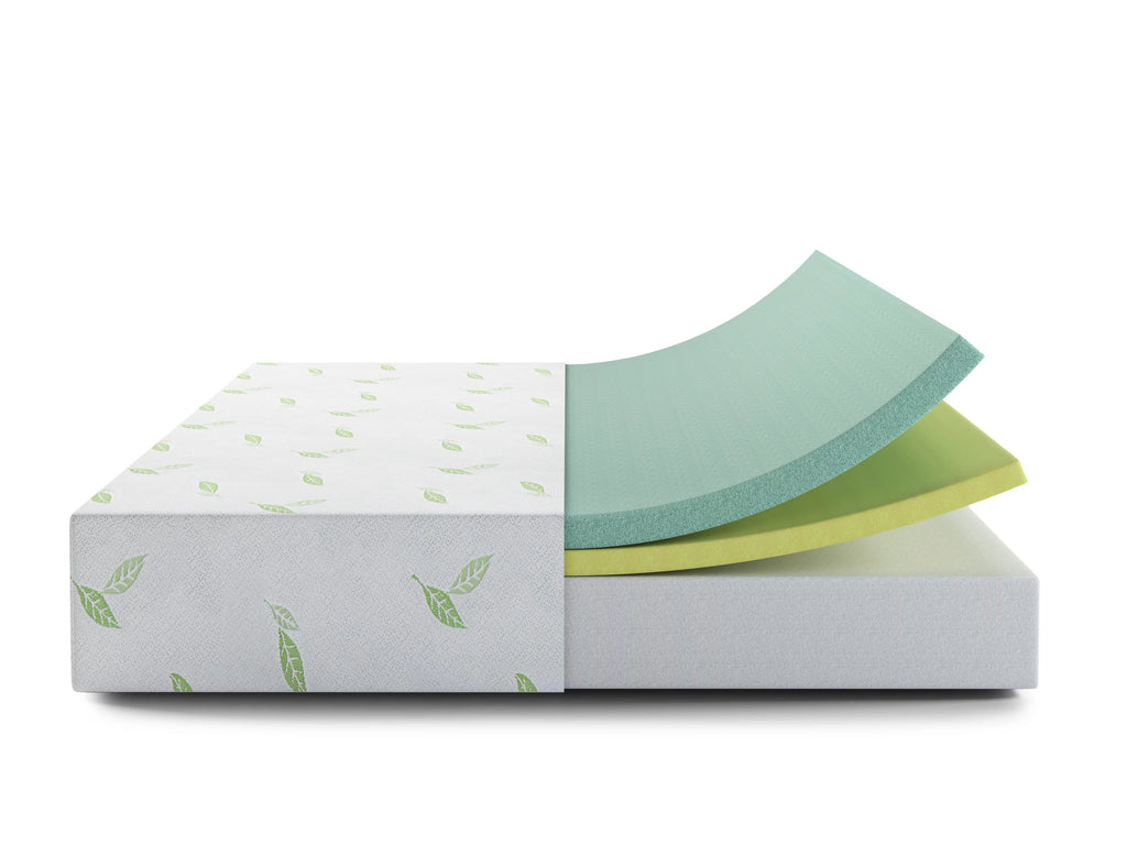 Queen Size Green Tea Infused Memory Foam Mattress F983968