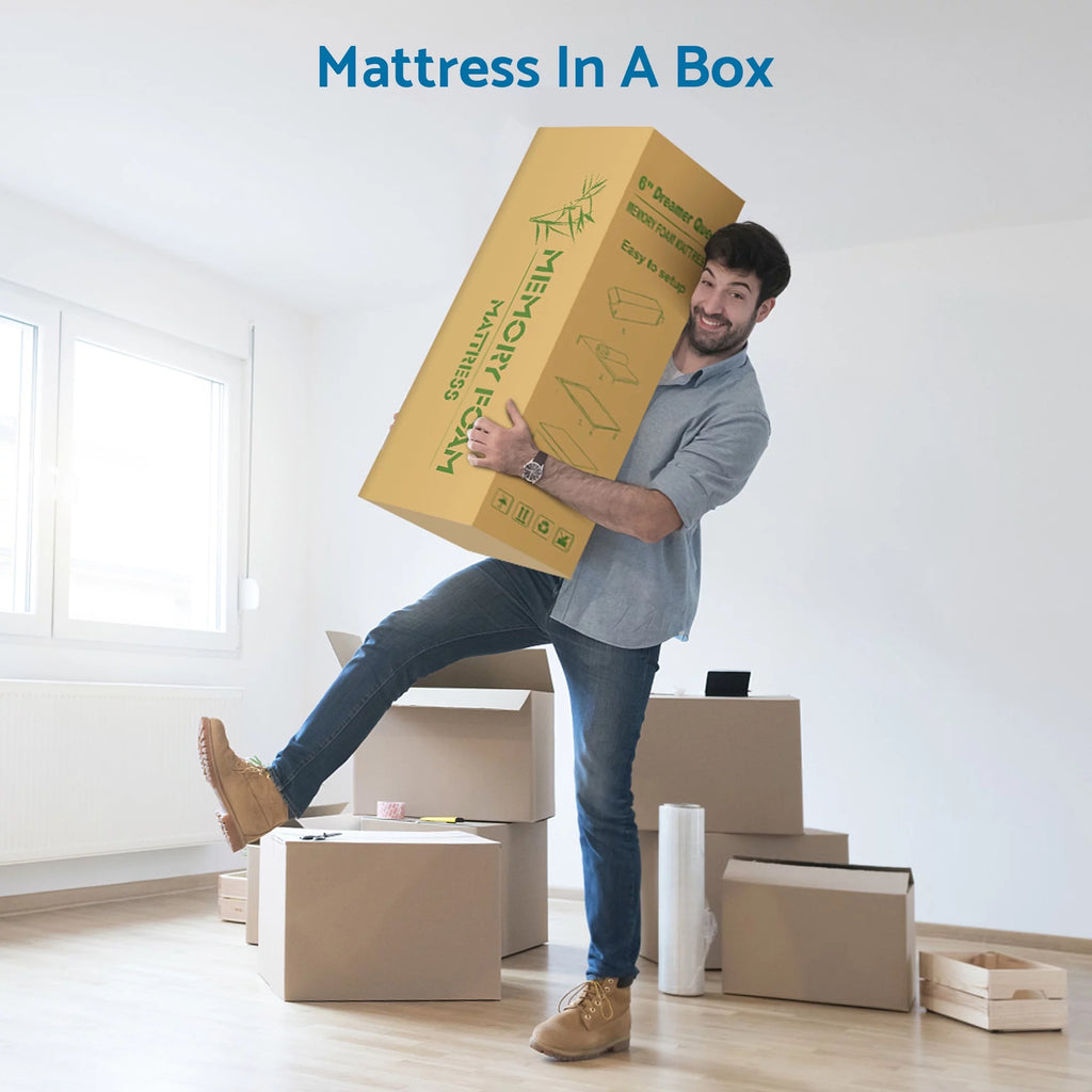 8 inch Twin Size Green Tea Memory Foam Mattress I123