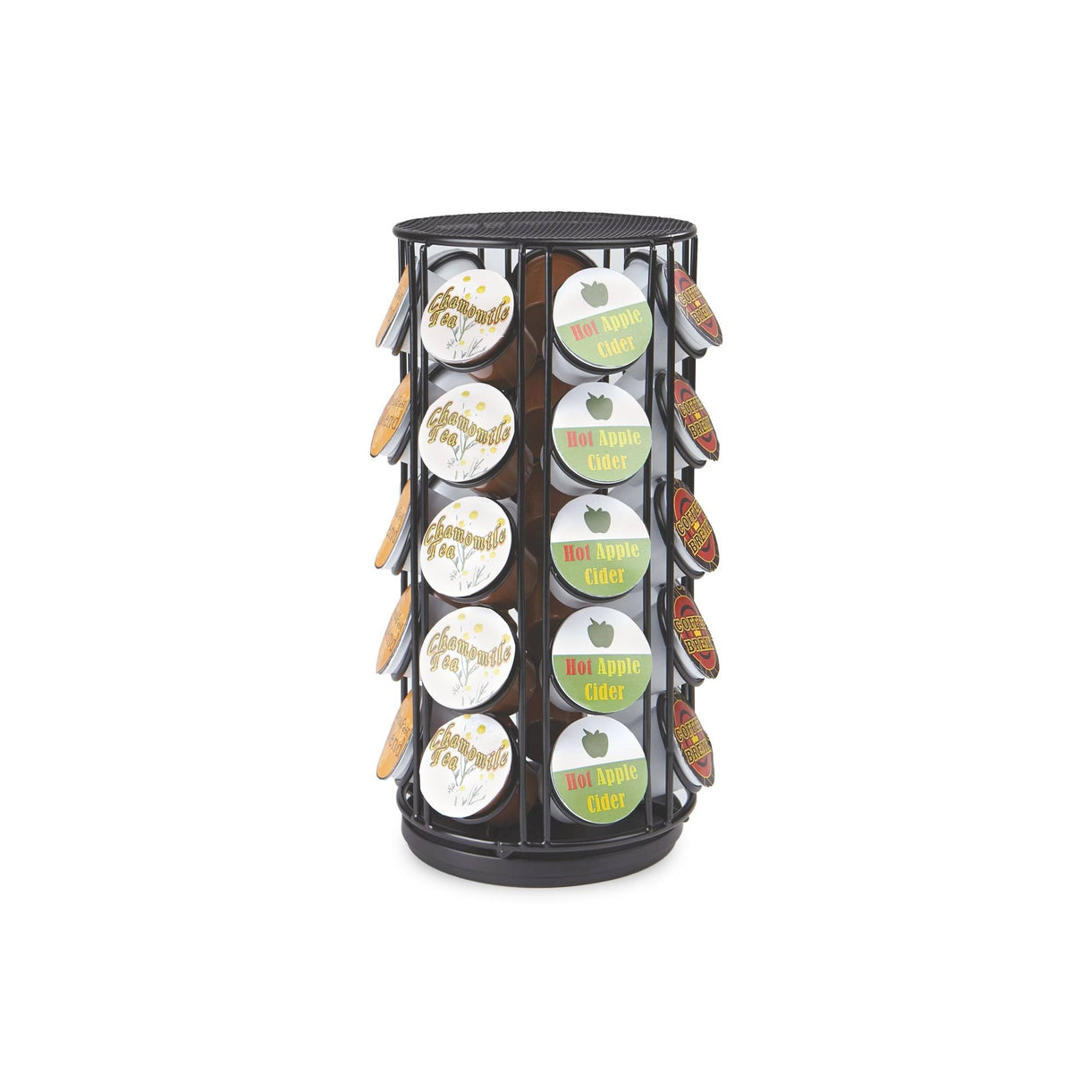 Black 35 Capacity Coffee Pod Carousel L797