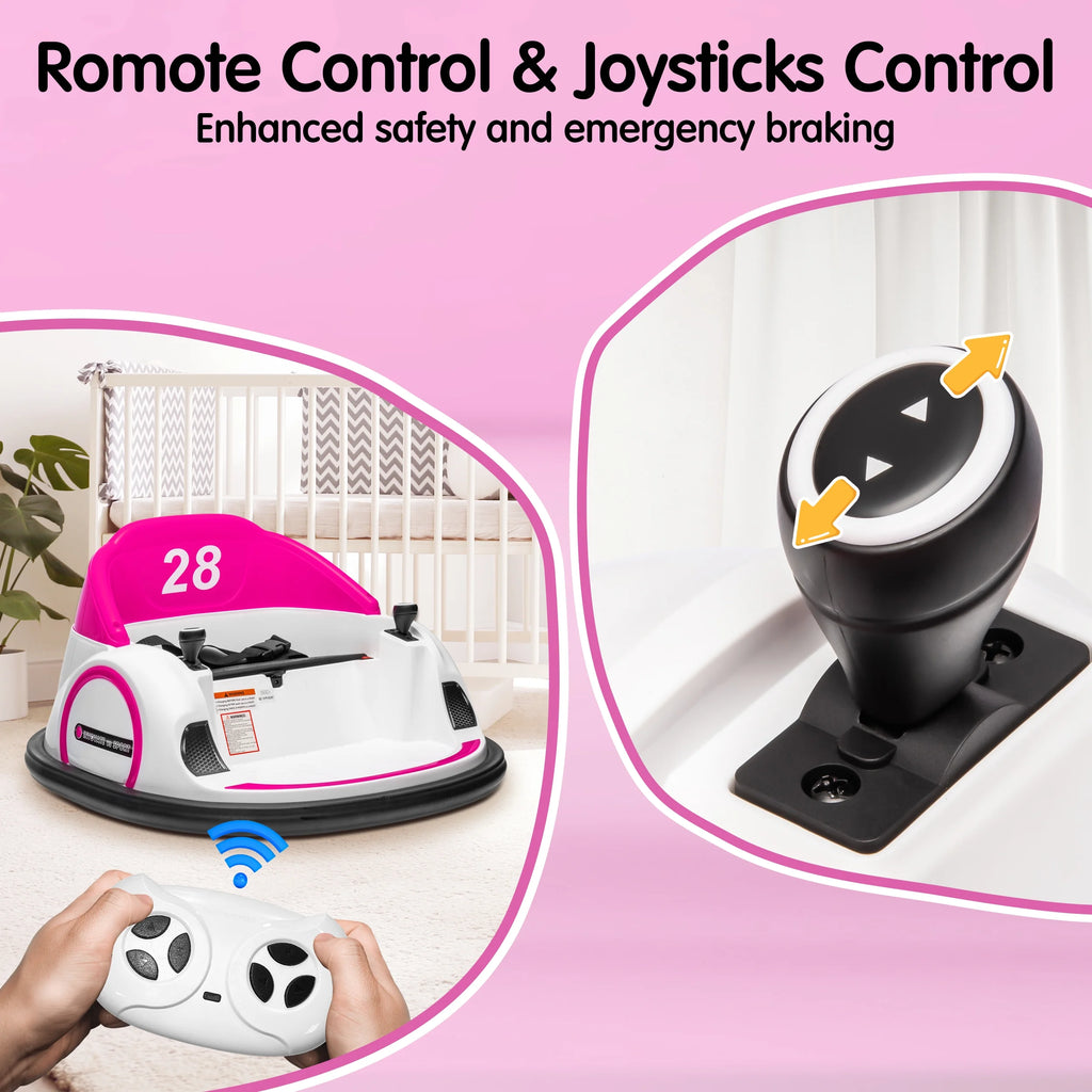 12V Bumper Car for Kids with Remote Control J90472