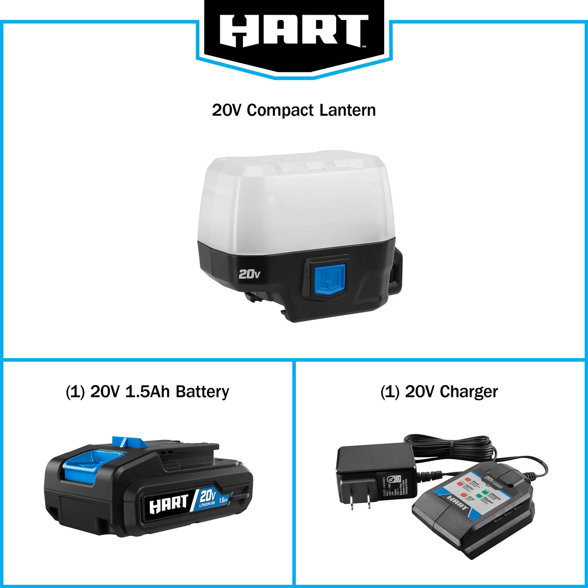 Cordless LED Compact Area Light Kit H30997