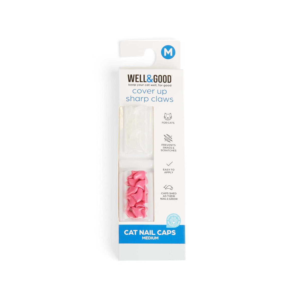 Clear Pink Cat Nail Caps Y475967
