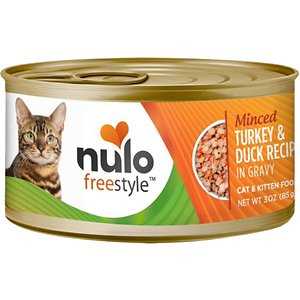 Minced Turkey & Duck in Gravy Grain-Free Canned Cat & Kitten Food, 3-oz, case of 24 Q86129