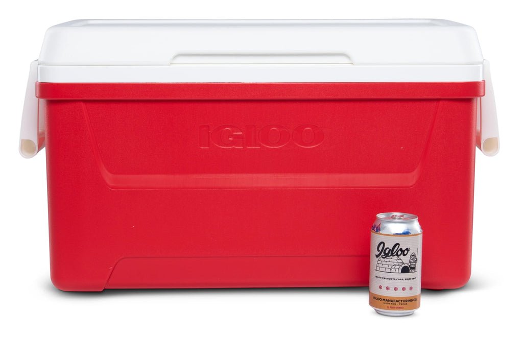 48 QT Red Ice Chest Cooler S725