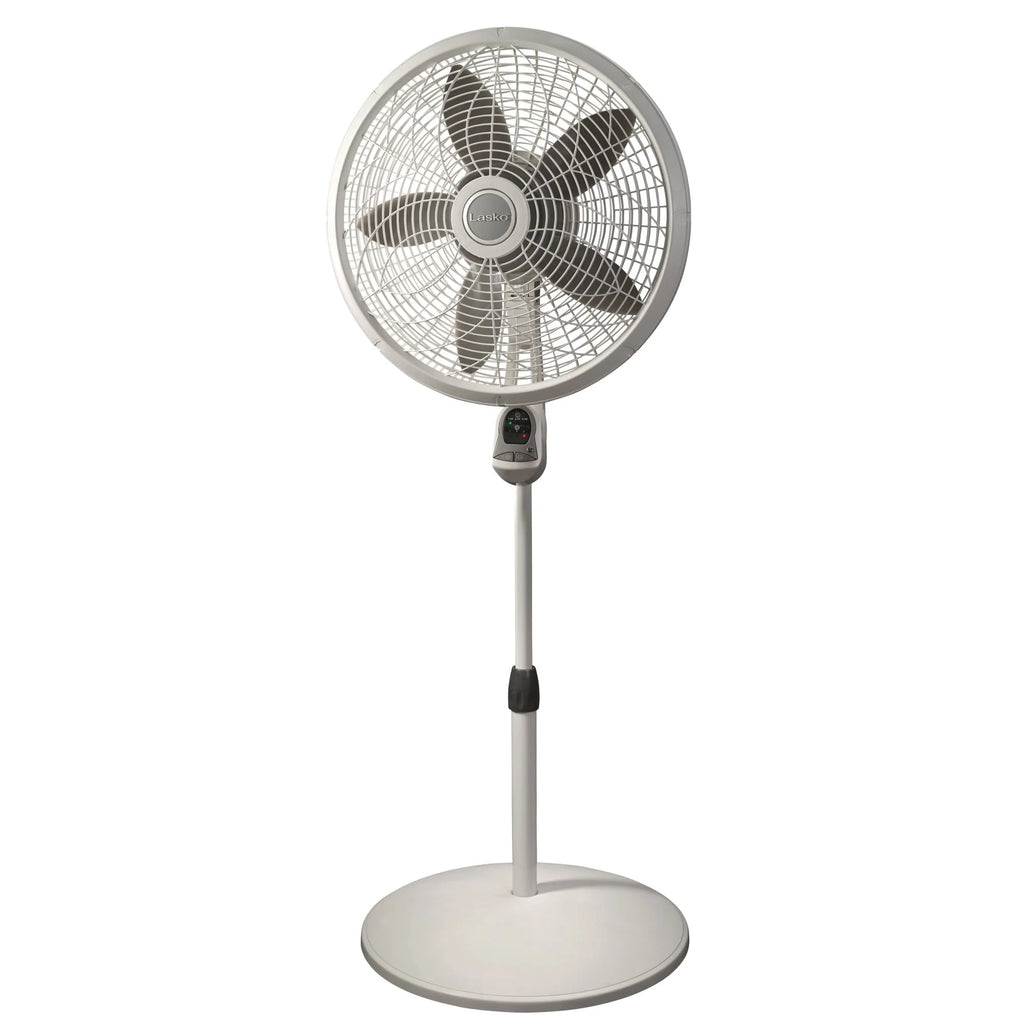 18 Oscillating Pedestal Fan with Remote, 3 Speeds, Black S564318