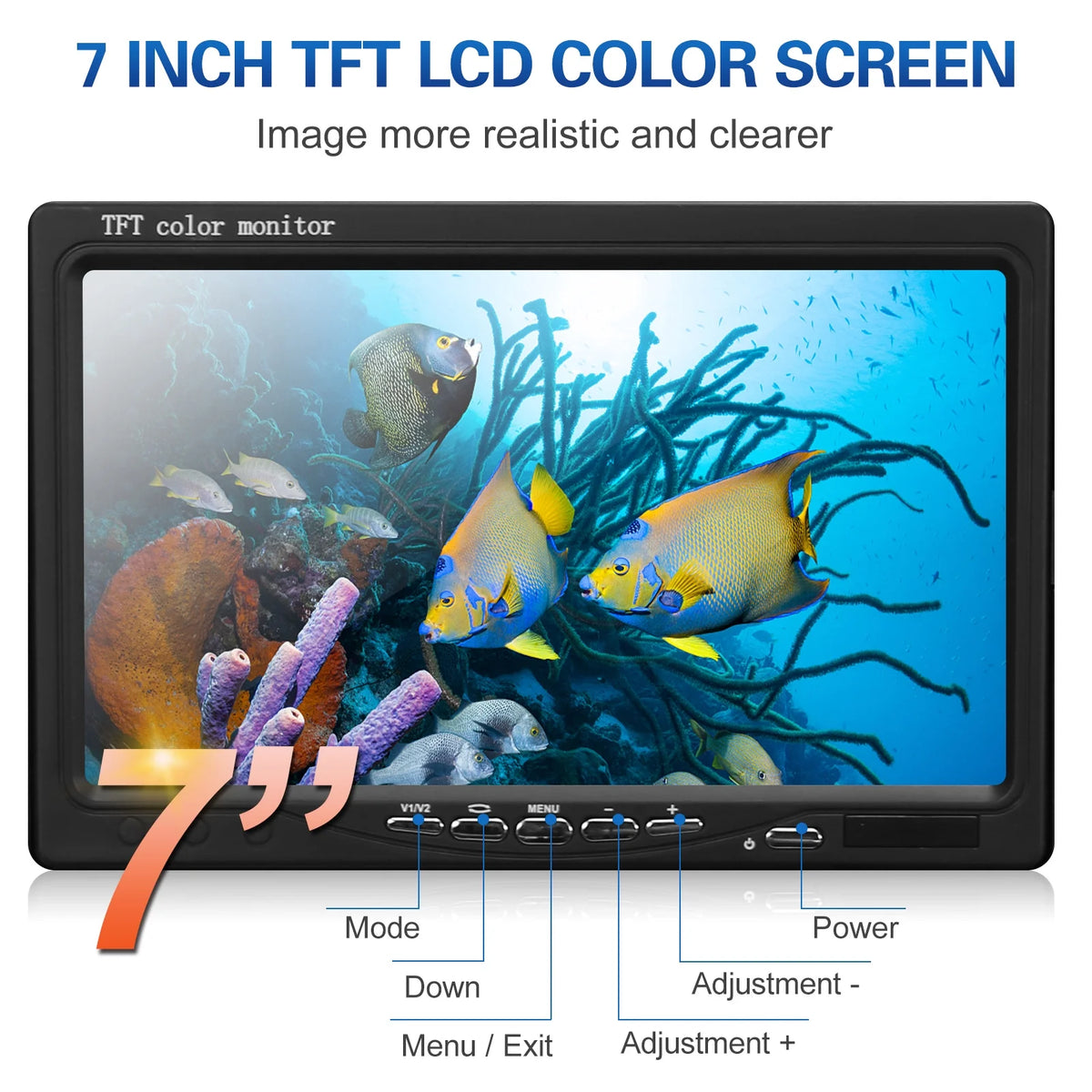 7 Inch 1200TVL Underwater Fishing Fish Finder M66335