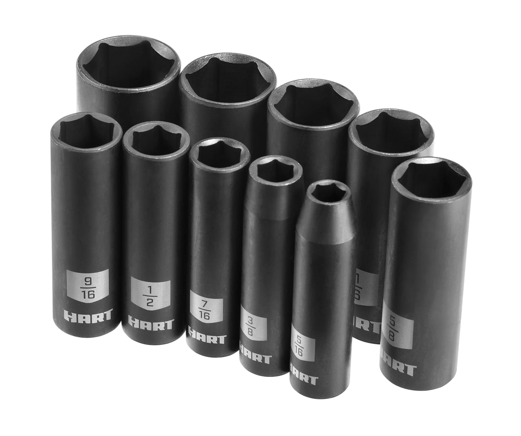 10-Piece 3/8-inch Drive SAE Impact Socket Set P107