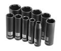 10-Piece 3/8-inch Drive SAE Impact Socket Set P107