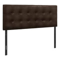 Full Size Upholstered Brown Headboard S68715