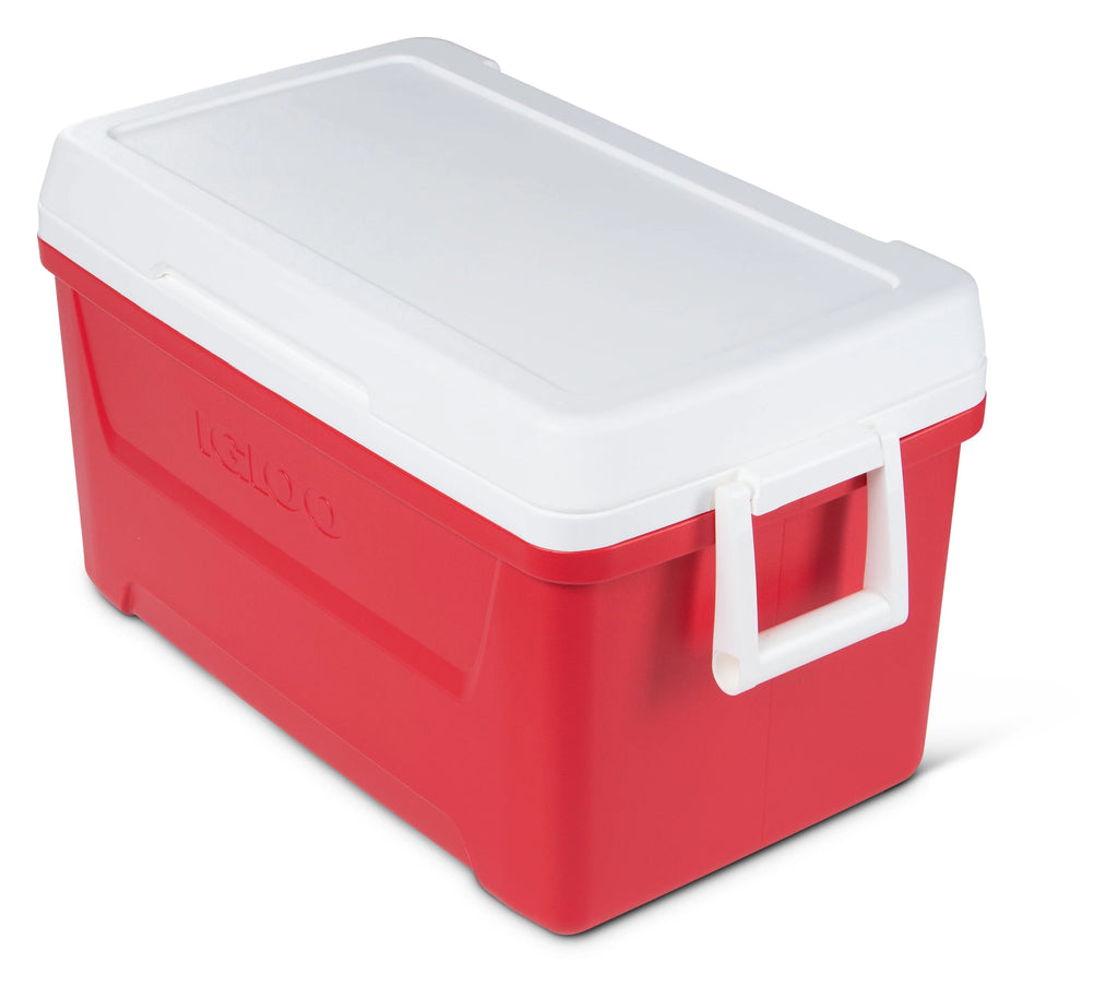 48 QT Red Ice Chest Cooler S725