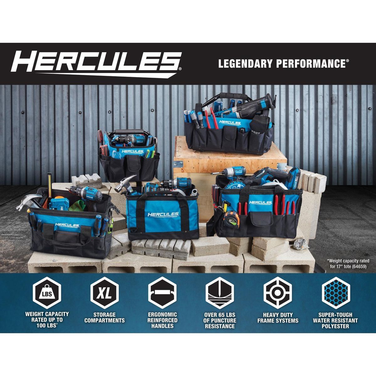 18 in. Tool Bag with 28 Pockets X649
