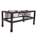 Double Raised Dog Bowl N875