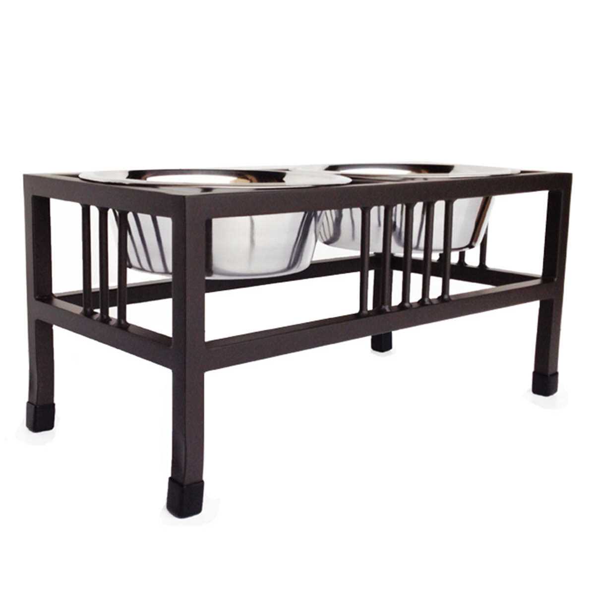 Double Raised Dog Bowl N875