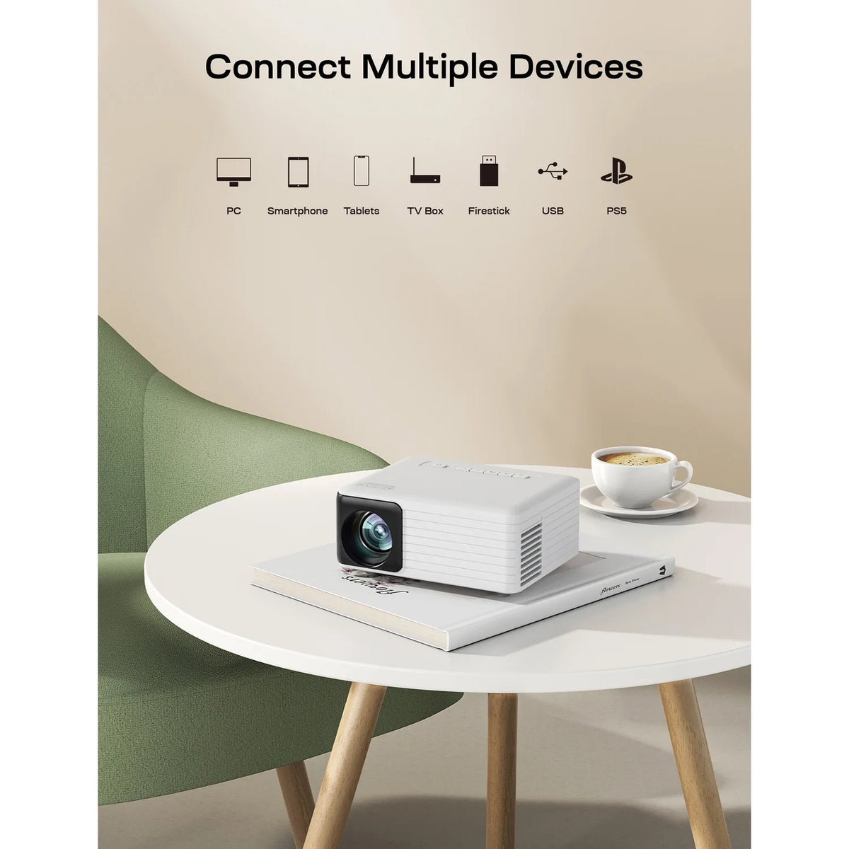 Portable 1080p Mini Projector N282553