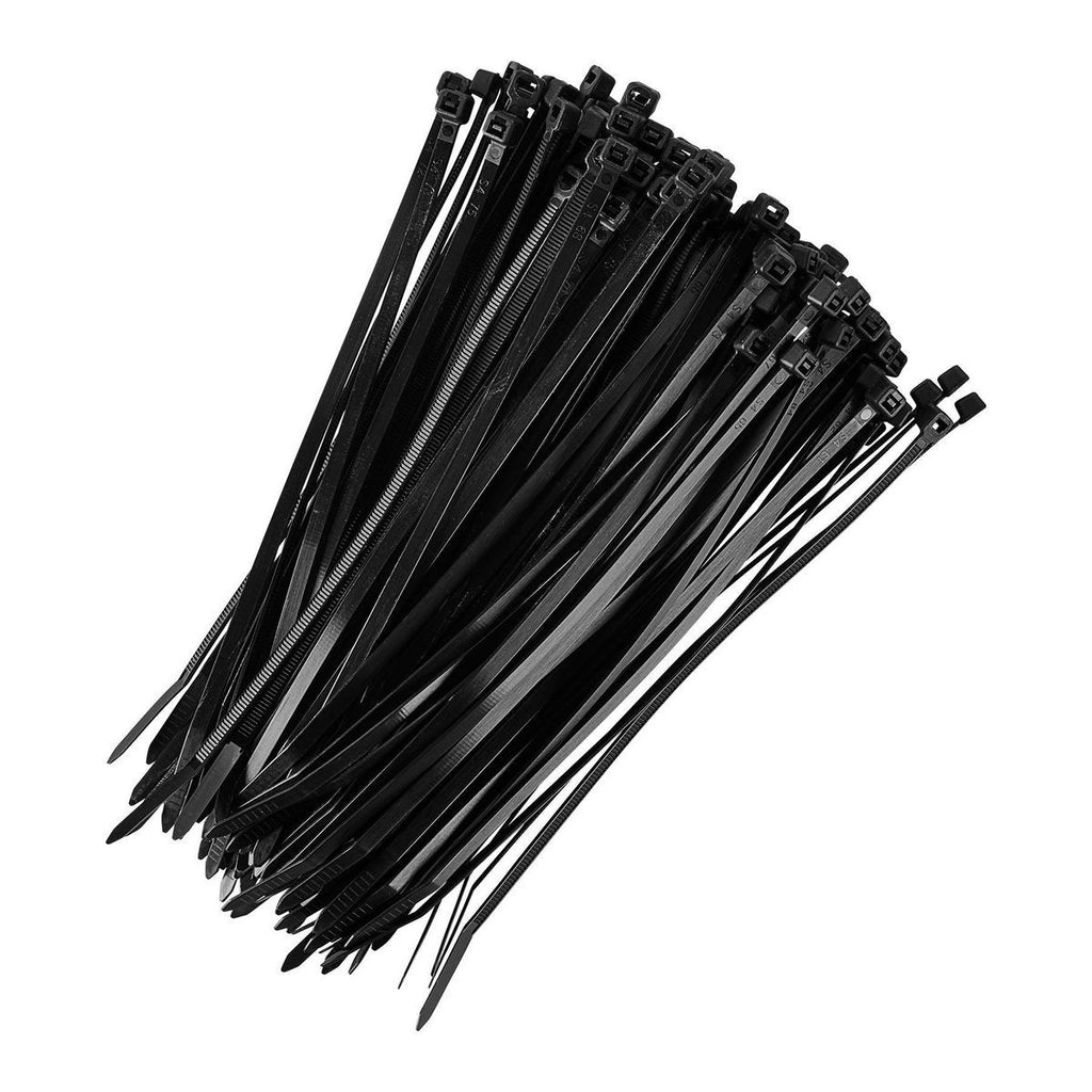 Black 8 in. 100-Pack Cable Ties S61705