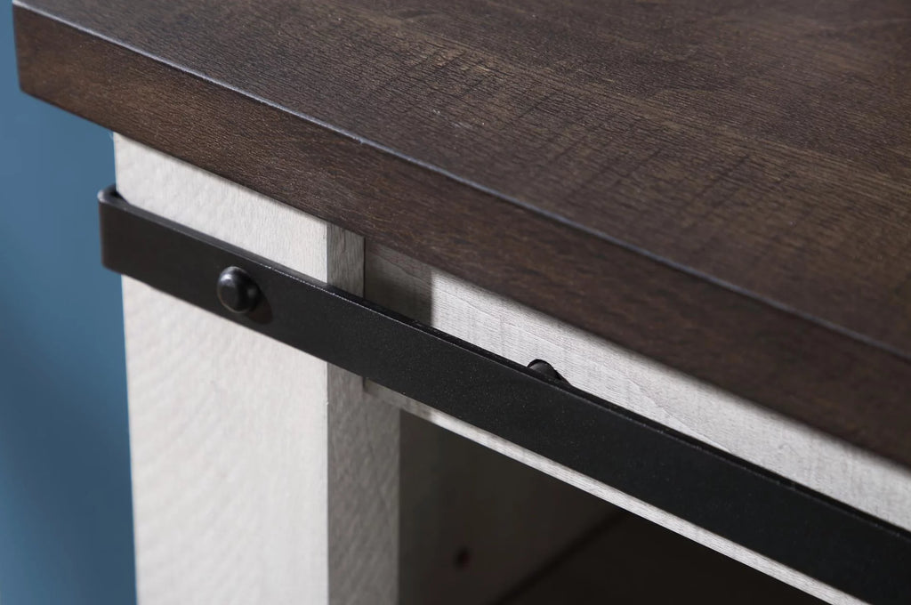 Farmhouse Barn Door TV Stand I898
