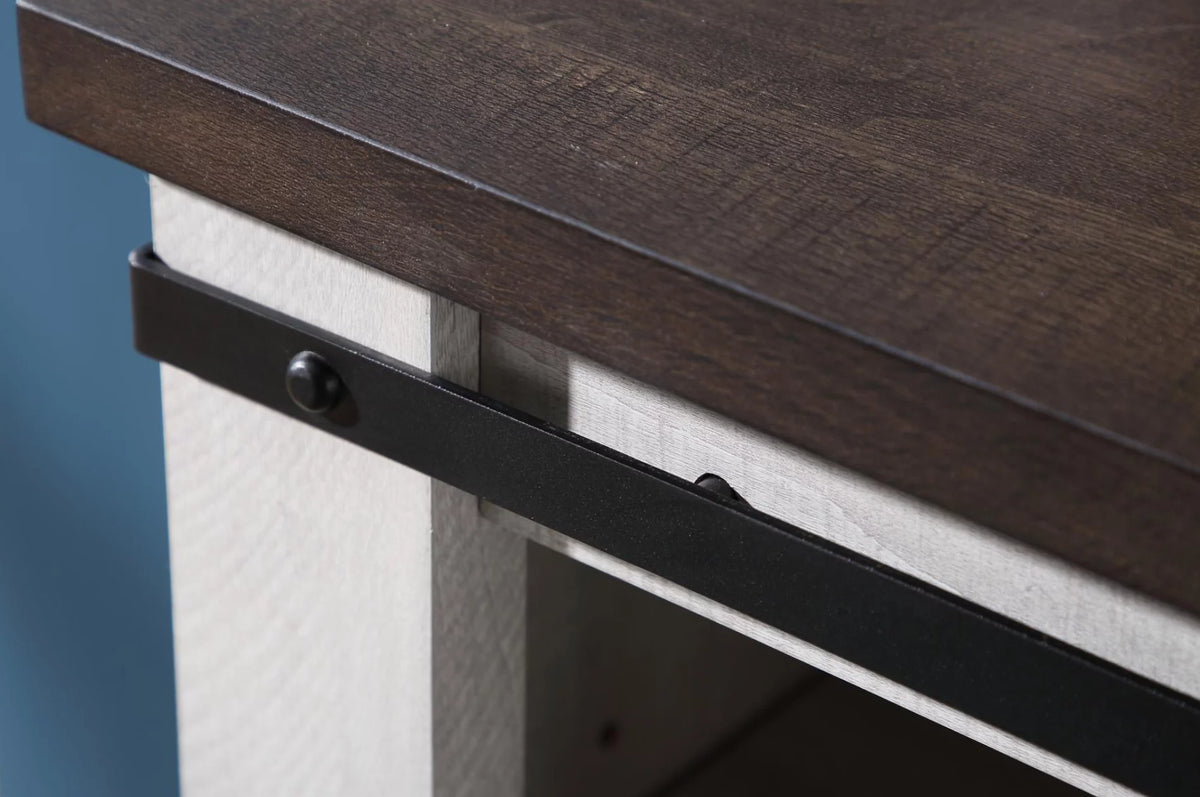 Farmhouse Barn Door TV Stand I898