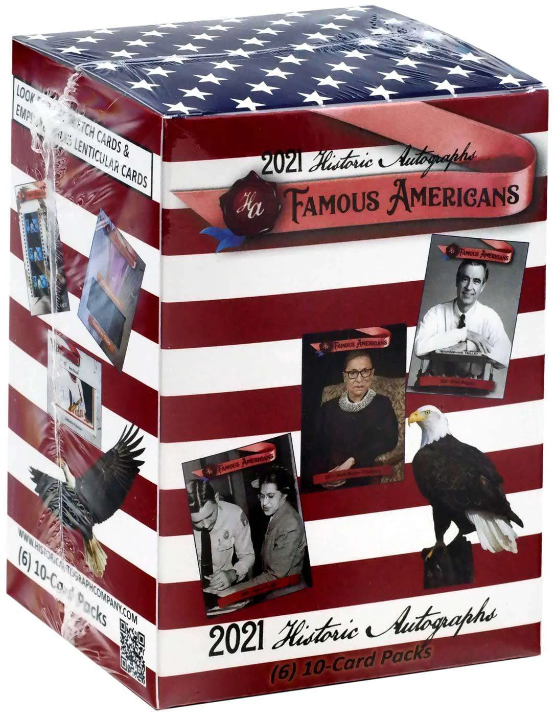 2021 Famous Americans Trading Card Blaster Box D219