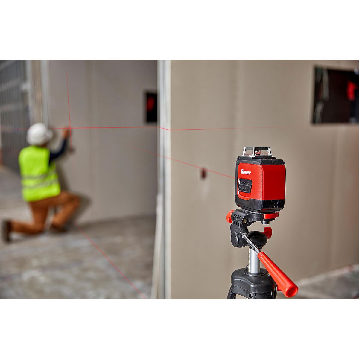 Self-Leveling 360 Horizontal Cross-Line Laser Level S291957